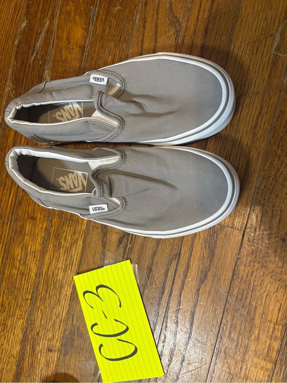 Vans Slip-On Sneakers Gray and White